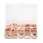 280pcs Professional Assorted Copper Washer Gasket Set Flat Seal Assortment5900