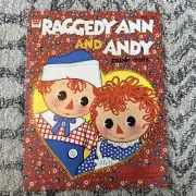Vtg 1978 Whitman Raggedy Ann and Andy Paper Dolls & Clothes Uncut Book