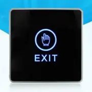 Smooth Backlight Push Touch Exit Button for Enhanced Security