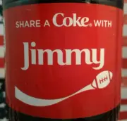 Share A Coke With Jimmy 2019 Personalized Coca Cola Bottle