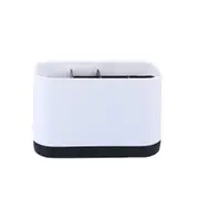 2Pcs Toothbrush Storage Holder Electric Caddy Stand 6 Slots For Toothpaste Bathroom Organizer Wall Detachable