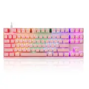 Gaming Mechanical Keyboard RGB Led Backlit Wired with Anti-Dust Proof Switches