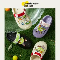 在飛比找蝦皮購物優惠-Cheerful MARIO Mules For Babie