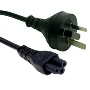 Dynamix C-POWERNC1 7.5A 3 Pin to IEC C5 Power Cord - 1m Clover Shaped - SAA Approved - AU/NZ [C-POWERNC1]