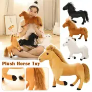 Simulated Little Horse Soft Plush Toy Stuffed Animal Baby Kids Children Gift