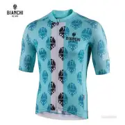 Bianchi RONCACCIO Men's Cycling Jersey (Celeste) 2XL