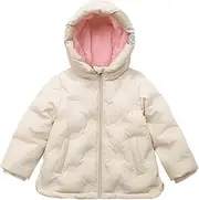 [Rokka&Rolla] Baby Toddler Girls' Water-Resistant Sherpa Fleece Lined Puffer Jacket Winter Coat