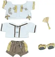 niannyyhouse 8" Plush Doll Clothes Coat Shirt Pants Shoes Accessories Antique Style Outfit 8" Doll Dress Up