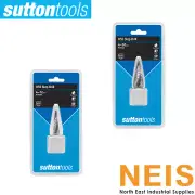 SUTTON TOOLS HSS Step Drill 9 Steps (4mm-12/20 Var.) - M2, Spiral Flute, 3-Flats
