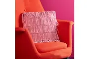 Bedding House Flapper Pink Filled Square Cushion