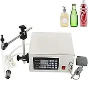 Automatic Liquid Filling Machine, 5-3500ml Electric Water Filler with Pedal, LED Digital Display, Adjustable Speed, Counting Function, Stainless Steel Bottle Filler for Oil, Juice