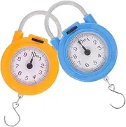 FOMIYES 2pcs Portable Digital Hanging Scale with Hook Accurate Luggage Weight Measurement Compact Travel Scale for Home Office and Outdoor Use Durable and Lightweight Design