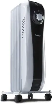 Goldair 1000W 5 Fin Oil Column Heater with 3 Heat Settings and Adjustable The...