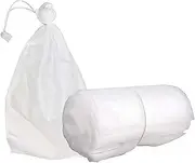 100 Pcs Fruit Protection Netted Bags, 8x12in Mesh Covers Fruit Protection Bags with Drawstring, Netting Barrier Bags for Protecting Fruits and Vegetables