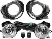 Car Fog Lamp Assembly For Toyota For Prius C For Aqua 2015 2016 2017 1 Set Fog Lights Car Fog Lamp Kit With Harness Bulb Switch Fog Lights Front Bumper Fog Light