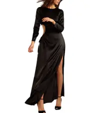 Cynthia Rowley Striking Silk Maxi Dress