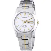 在飛比找蝦皮購物優惠-SEIKO WATCH 精工半金不鏽鋼藍寶石鏡面標準紳士石英