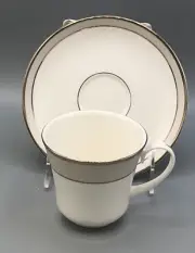 Solstice fine china by Pickard Cup and Saucer set, new from Display