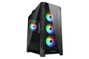 Cougar DUOFACE PRO RGB E-ATX Mid-Tower Case - Black [CGR-5AD1B-RGB]