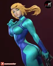 Samus Aran 3D Printed Kit Unpainted/Unassembled