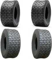 TDR Set of 4 Turf Tires for Ride-On Lawn Mowers - Front 15x6-6 & Rear 20x8-8 - Durable 2PLY & 4PLY for Minimal Turf Damage