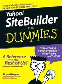 在飛比找三民網路書店優惠-Yahoo! Sitebuilder For Dummies