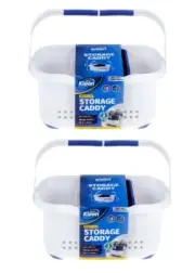 2PK Storage Caddy 24cm x 12cm x 12.5cm Kitchen Organizer Caddy Storage Multi-Use