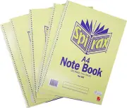 SPIRAX Notebook Side Opening 120 Page A4 Pack of 5, No. 595