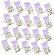 FUNOMOCYA 20pcs Organza Sachet Bags Fragrance Bags Linen Closets Bag Transparent Bags Clear Packaging Bags Jewelry Encryption Yarn Bag Clear Goodie Bags Small Bag Lavender