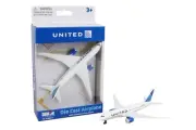 5.75 Inch Boeing 787 United Airlines Diecast Model APPROX 1/388 Scale