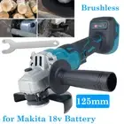 Brushless Electric Angle Grinder Polishing Machine 125mm for Makita 18V Battery