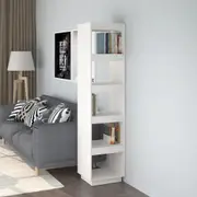 Book Cabinet/Room Divider White 40x35x167 cm Solid Wood Pine vidaXL