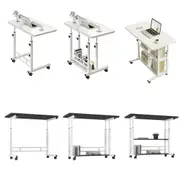 Foret Mobile Laptop Bedside Study Desk Storage Stand Adjustable Table