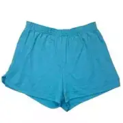 Soffe Juniors Size Cheerleading Dance Gym Cheer Light Blue Shorts New Free Ship