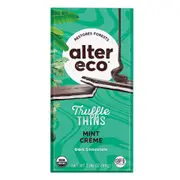 Organic Alter Eco Truffle Thins Mint Creme 84g – Fresh, healthy organic delivery | Doorstep Organics