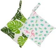 WATIIFUFU 4pcs Diaper Storage Nappy Bag Diaper Container Space-Saving Ideal for Travel