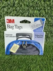Luggage Tags Scotch 3M Self-Sealing Laminating Pouches for bag tags, 5ct new