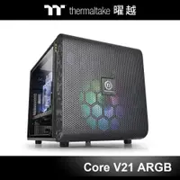 在飛比找蝦皮商城優惠-曜越 Core V21 ARGB 平躺式機殼 CA-1D5-