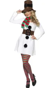 Miss Snowman Womens Christmas Costume