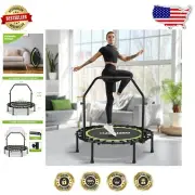 Pre-Assembled Mini Rebounder Trampoline - Foldable & Joint-Friendly for Adults