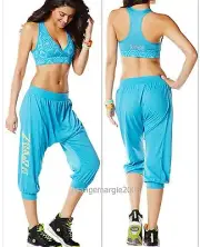 ZUMBA Hang Loose Harem Capri Dance Pants Hip-Hop Funky,Edgy "IT GIRL" EliteZwear