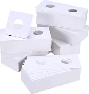 Hicarer 300 Pieces Cardboard Coin Holder Flip Mega Assortment, 2 by 2 Inch for Coin Collection Supplies (20.5 mm for Penny/Dime Size)