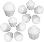 CIYODO Foam Cake Craft 12pcs Unpainted Cupcake Craft Kits Boys and Girls DIY Toys