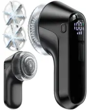 Fabric Shaver, Rechargeable Lint Shaver with Digital Display, Electric Portab...