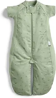 ergoPouch Sleep Suit Bag 1.0 TOG – 2–4 Years – Willow Print – 400 Thread Count Organic Cotton – Converts to Sleep Suit with Legs – Sleeping Bag & Suit in One – for Infants, Toddlers & Kids