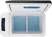28L Car Home Refrigerator 12/24V Mini Fridges Freezer Cooler Heater Cooling & Warming Home Summer Outdoor Camping Refrigerator(EU Plug-AC220V)
