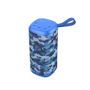Bluetooth Speaker S35 Portable Wireless Loudspeakers For Phone Computer Stereo Waterproof Outdoor Speakers Camo Blue