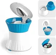 3 in 1 Pill Crusher, Cutter, Splitter, Grinder - Pulverizer With Small Box Container - Tablet Breaker Slicer Chopper Divider - Multifunction