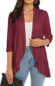 [Generic] Novealcrbe Women's Casual Lightweight Open Front Cardigans, Women's Casual Lightweight Open Front Cardigans