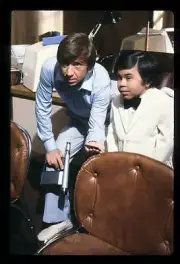 Bob Denver Herve Villechaize On Fantasy Island 1982 Tv Old Photo